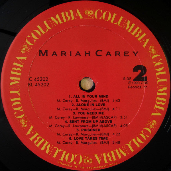 Mariah Carey : Mariah Carey (LP, Album, Car)