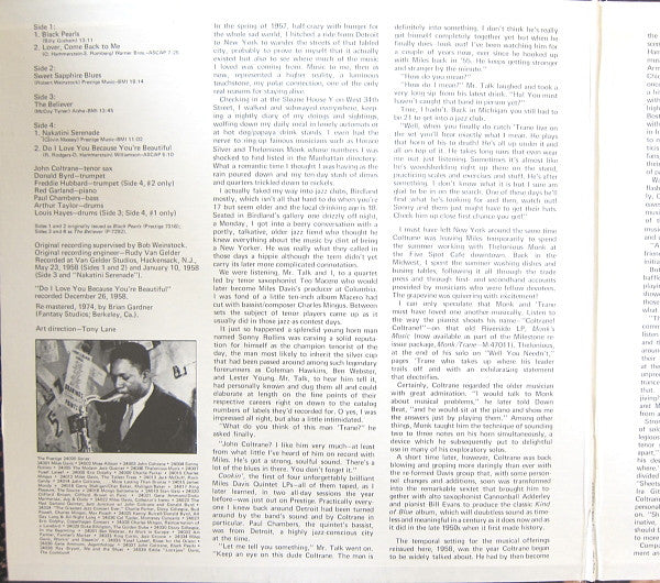 John Coltrane : Black Pearls (2xLP, Album, Comp, RE, RM)