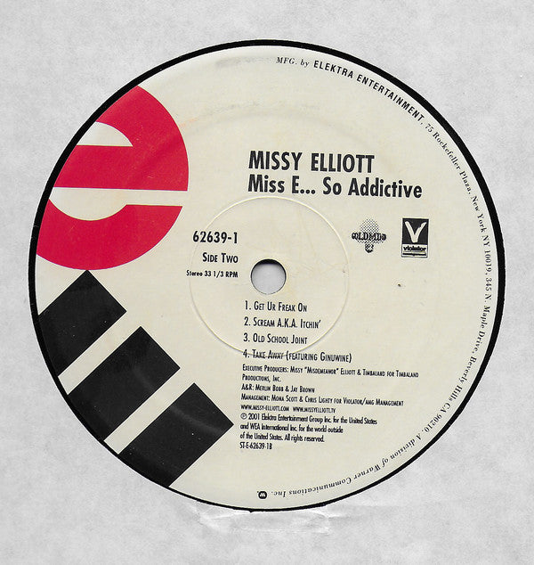 Missy Elliott : Miss E ...So Addictive (2xLP, Album)