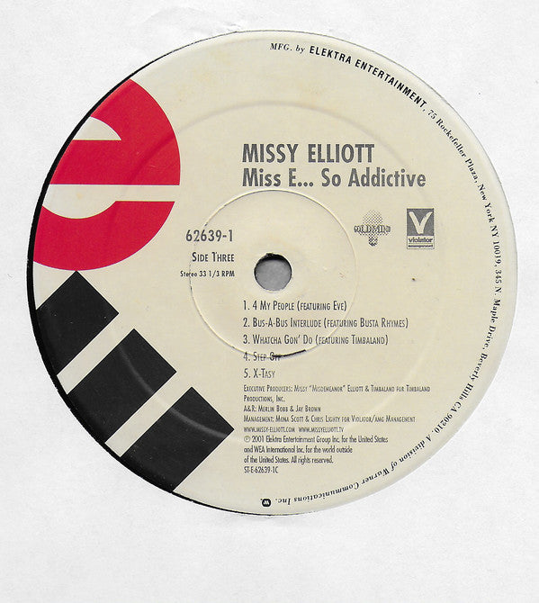 Missy Elliott : Miss E ...So Addictive (2xLP, Album)