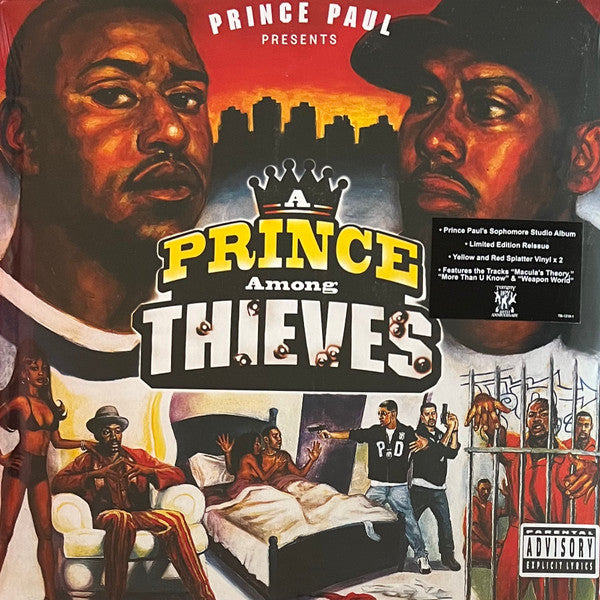 Prince Paul : A Prince Among Thieves (2xLP, Album, Ltd, RP, Yel)
