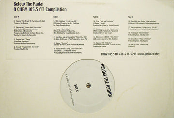 Various : Below The Radar: A CHRY 105.5 FM Compilation (2xLP)