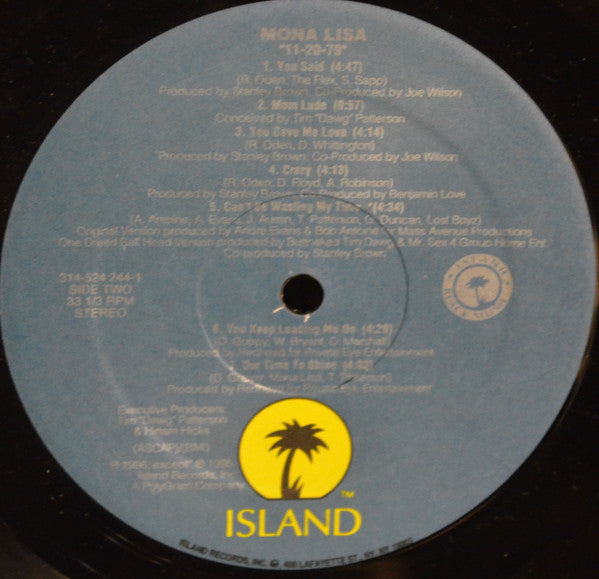 Mona Lisa (2) : 11-20-79 (LP, Album)