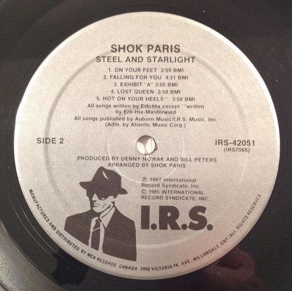 Shok Paris : Steel And Starlight (LP, Album)