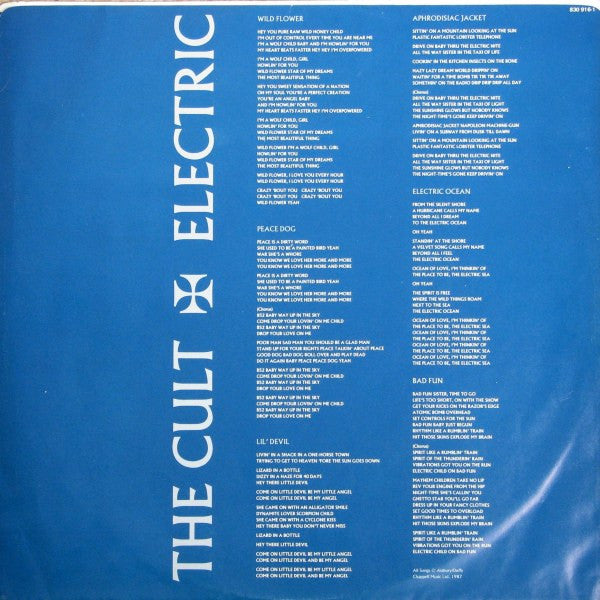The Cult : Electric (LP, Album)