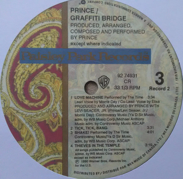 Prince : Graffiti Bridge (2xLP, Album)
