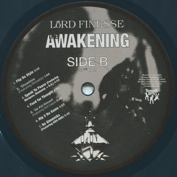 Lord Finesse : The Awakening (LP, Dar + LP, Mar + 7", Yel + Album, Ltd, RE, RM)