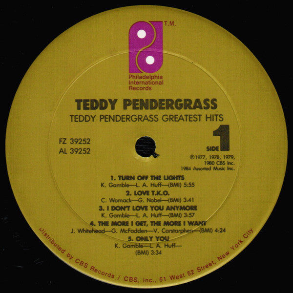 Teddy Pendergrass : Greatest Hits (LP, Comp)