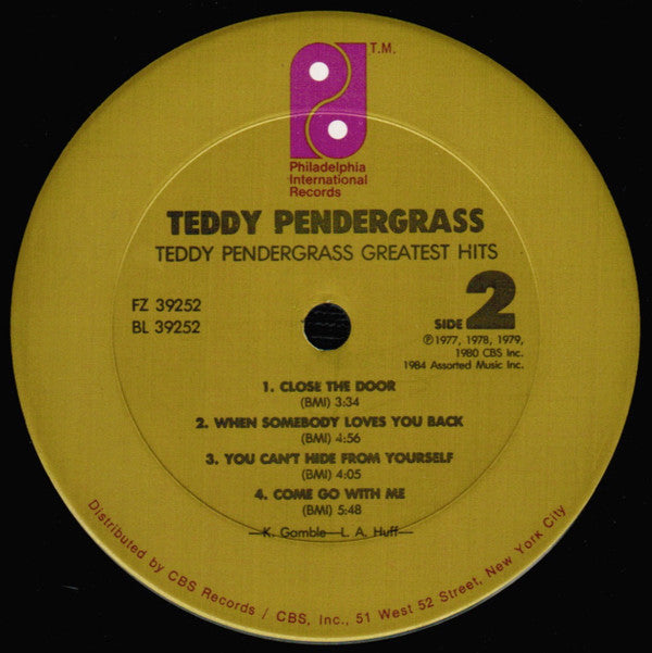 Teddy Pendergrass : Greatest Hits (LP, Comp)