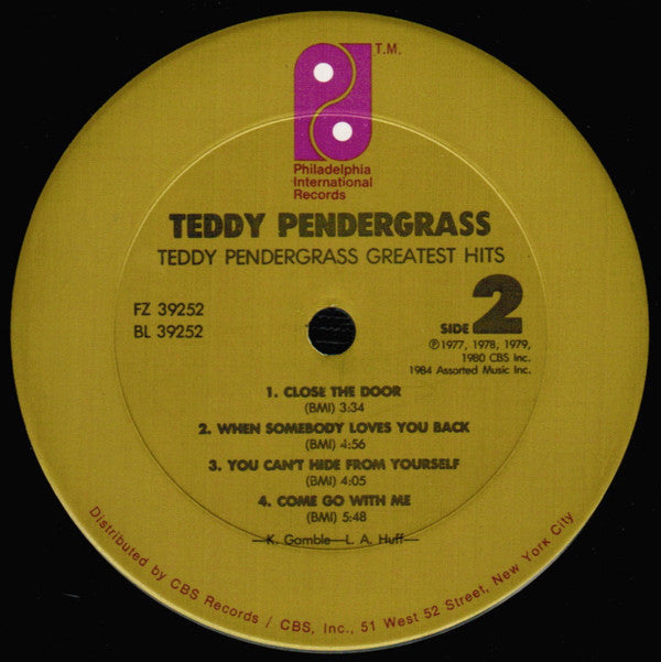 Teddy Pendergrass : Greatest Hits (LP, Comp)