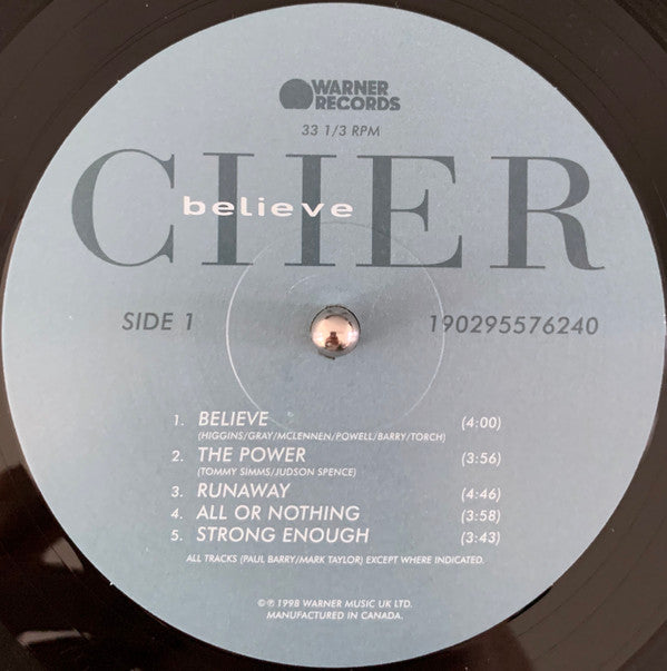 Cher : Believe (LP, Album, RE)