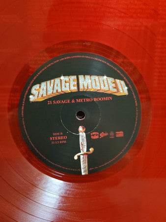 21 Savage & Metro Boomin : Savage Mode II (LP, Album, Ltd, Ver)