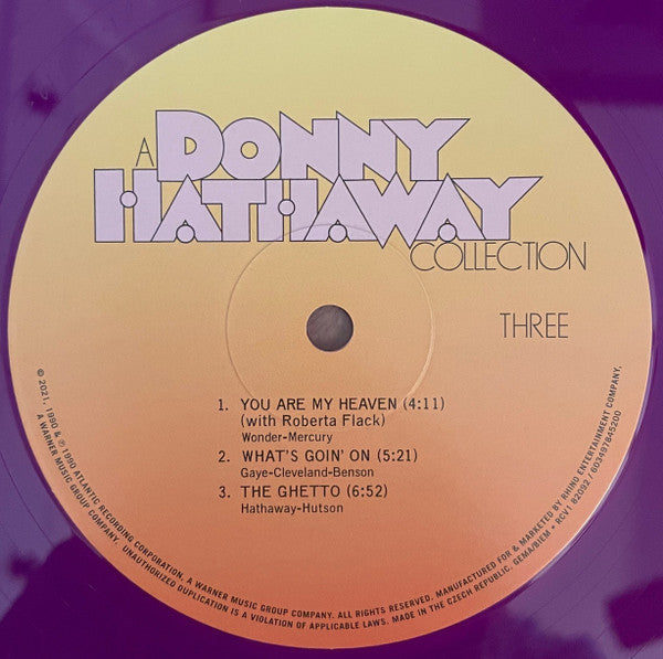 Donny Hathaway : A Donny Hathaway Collection (2xLP, Comp, RE, Dar)