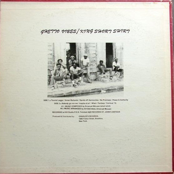 King Short Shirt : Ghetto Vibes (LP, Album)