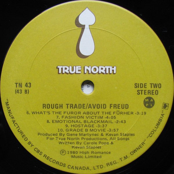 Rough Trade : Avoid Freud (LP, Album)