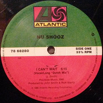 Nu Shooz : I Can't Wait (12", Single)