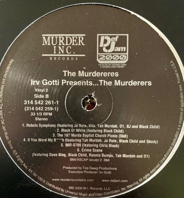 The Murderers : Irv Gotti Presents... The Murderers (2xLP, Album)