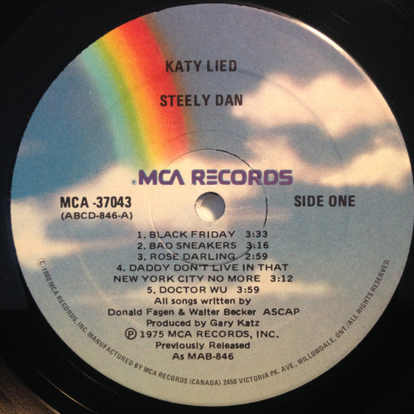 Steely Dan : Katy Lied (LP, Album, RE)