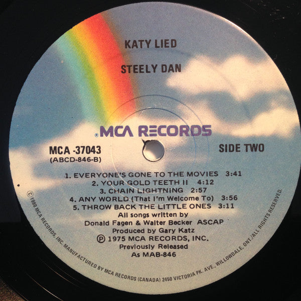 Steely Dan : Katy Lied (LP, Album, RE)