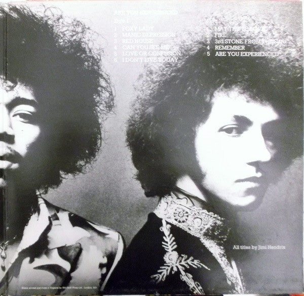 The Jimi Hendrix Experience : Are You Experienced / Axis: Bold As Love (LP, Album, Mono + LP, Album + Comp, Gat)