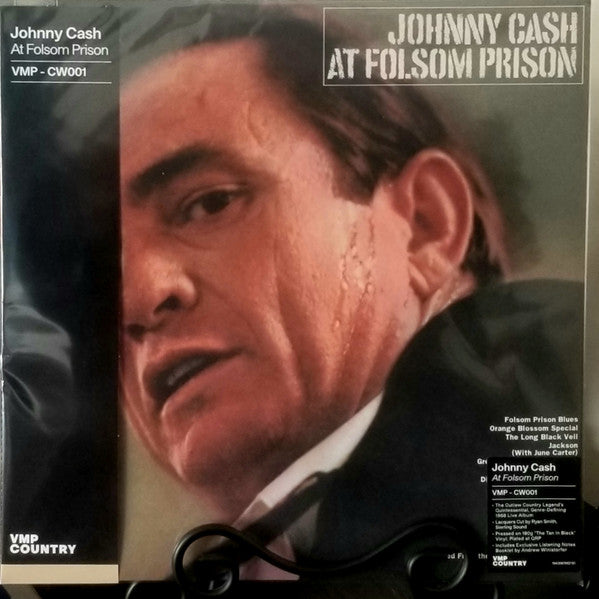 Johnny Cash : At Folsom Prison (LP, Album, Club, RE, Tan)