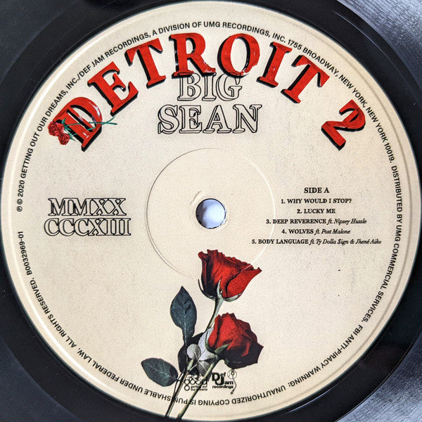 Big Sean : Detroit 2 (2xLP, Album)