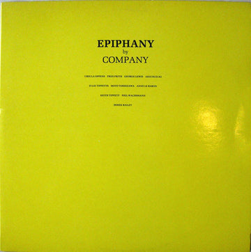 Company (2) : Epiphany (2xLP, Album)