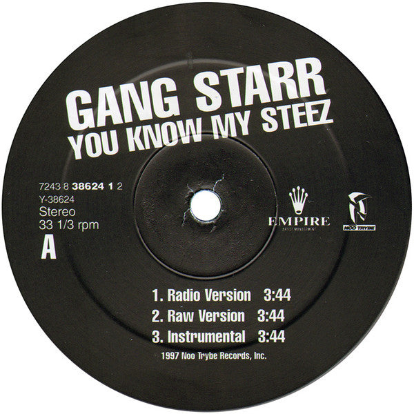 Gang Starr : You Know My Steez (12")