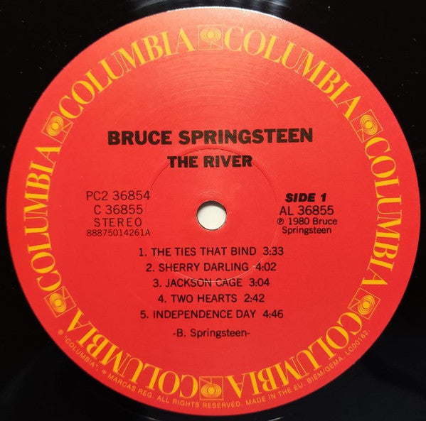 Bruce Springsteen : The River (2xLP, Album, RE, RM, 180)