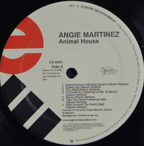 Angie Martinez : Animal House (Clean & Dirty LP) (LP, Album, Promo, Cle + LP, Album, Promo, Dir)