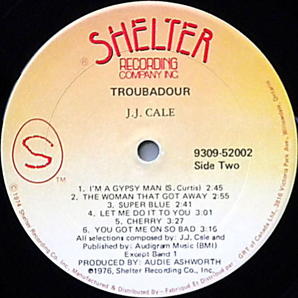 J.J. Cale : Troubadour (LP, Album)