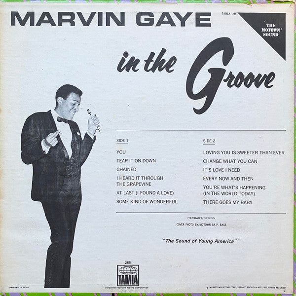 Marvin Gaye : In The Groove (LP, Album, Ind)