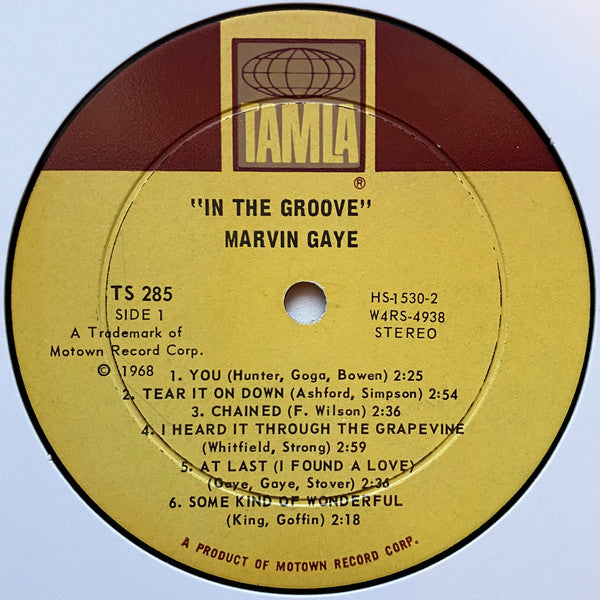 Marvin Gaye : In The Groove (LP, Album, Ind)