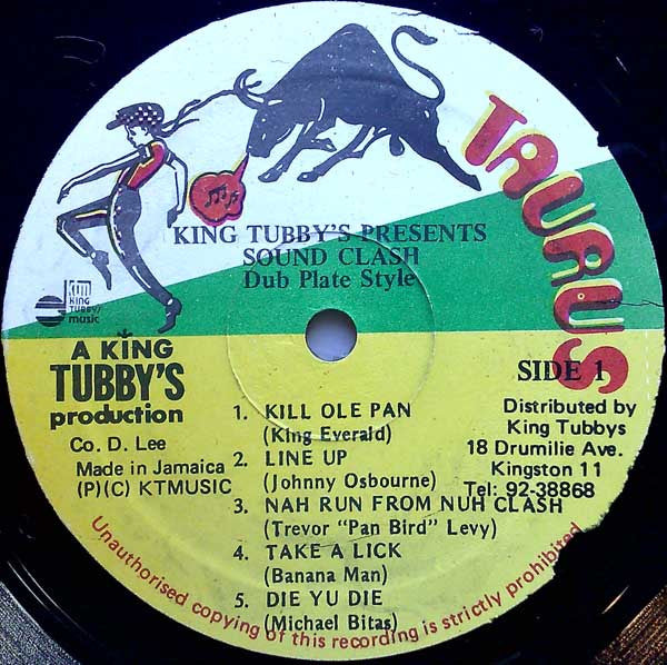 Various : King Tubbys Presents Soundclash Dubplate Style (LP)