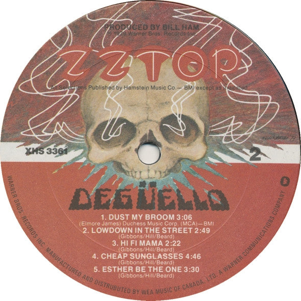 ZZ Top : Degüello (LP, Album)
