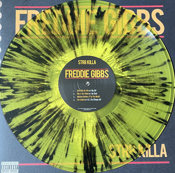 Freddie Gibbs : Str8 Killa (12", EP, Club, RE, Yel)