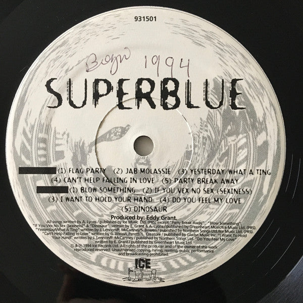 Super Blue : Flag Party (LP, Album)