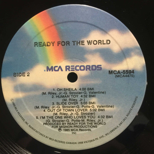 Ready For The World : Ready For The World (LP, Album)