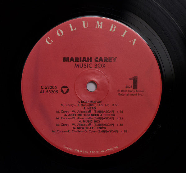 Mariah Carey : Music Box (LP, Album)