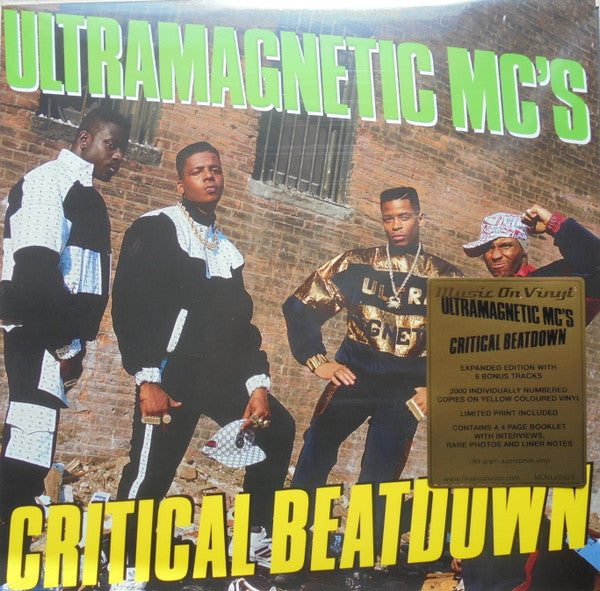 Ultramagnetic MC's : Critical Beatdown (Expanded) (2xLP, Album, Comp, Ltd, Num, RE, Yel)