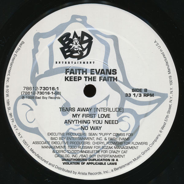 Faith Evans : Keep The Faith (2xLP, Album)