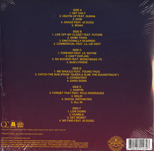 Lil Baby : My Turn (3xLP, Album, Dlx)