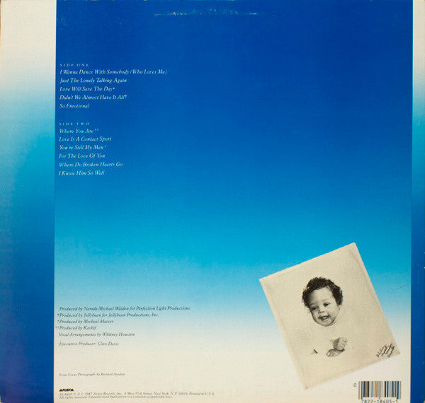 Whitney Houston : Whitney (LP, Album, HRM)