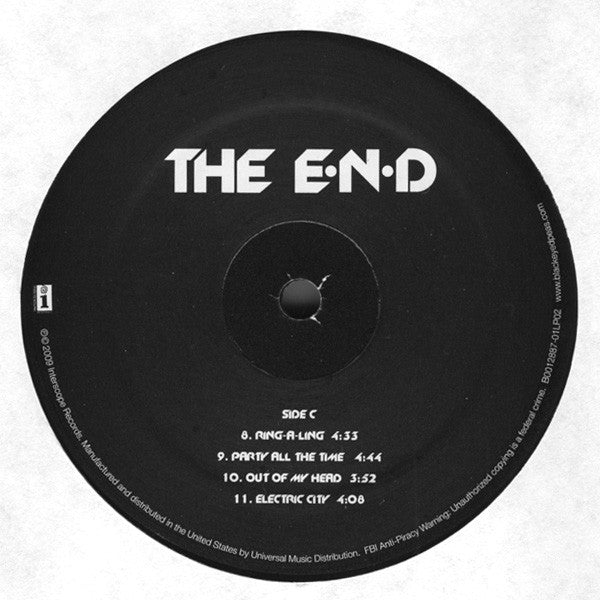 Black Eyed Peas : The E.N.D (2xLP, Album, 180)
