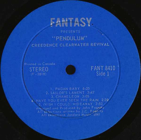Creedence Clearwater Revival : Pendulum (LP, Album, Gat)