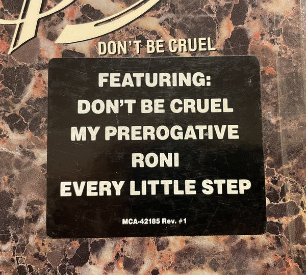 Bobby Brown : Don't Be Cruel (LP, Album)