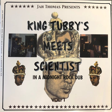 Jah Thomas Presents King Tubby & Scientist : In A Midnight Rock Dub Vol. 1 (LP, Album, RE, Mul)