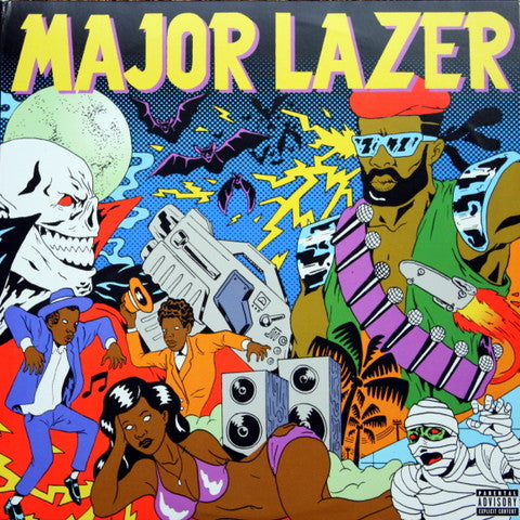 Major Lazer : Guns Don't Kill People... Lazers Do (2xLP, Album)