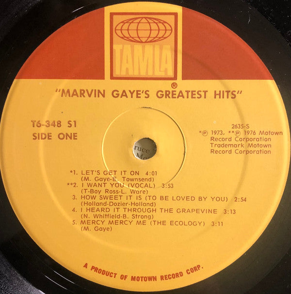 Marvin Gaye : Marvin Gaye's Greatest Hits (LP, Comp, Mon)