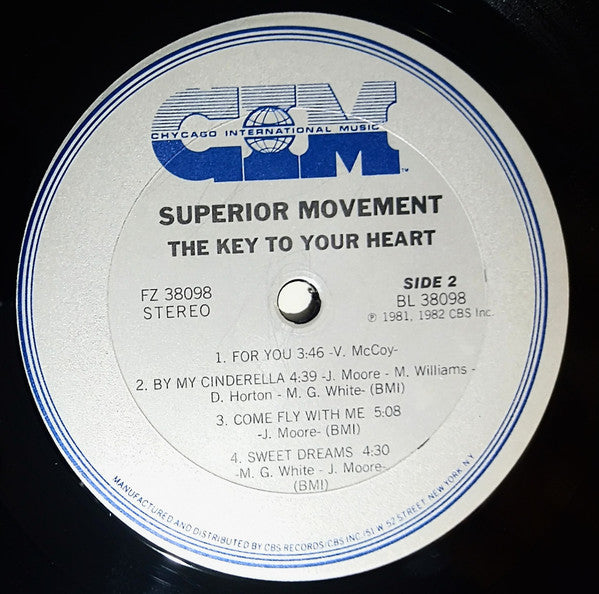 Superior Movement : The Key To Your Heart (LP, Album)